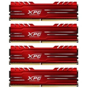 Модуль памяті для компютера DDR4 64GB (4x16GB) 3000 MHz XPG GD10-HS Red ADATA (AX4U3000316G16-QRG)