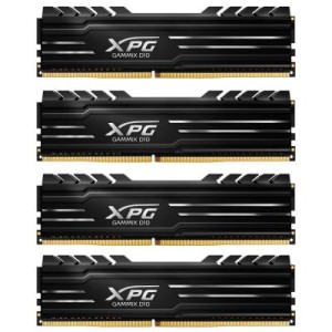 Модуль памяті для компютера DDR4 64GB (4x16GB) 3000 MHz XPG GD10-HS Black ADATA (AX4U3000316G16-QBG)