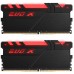 Модуль памяті для компютера DDR4 32GB (2x16GB) 2400 MHz EVO X Black RGB LED Geil (GEXB432GB2400C16DC)