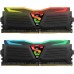 Модуль памяті для компютера DDR4 16GB (2x8GB) 2400 MHz Super Luce Black RGB LED Geil (GLC416GB2400C16DC)