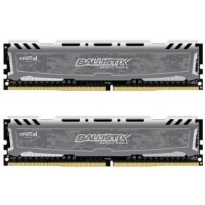 Модуль памяті для компютера DDR4 32GB (2x16GB) 2666 MHz Ballistix Sport LT Micron (BLS2C16G4D26BFSB)