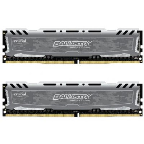 Модуль памяті для компютера DDR4 32GB (2x16GB) 2666 MHz Ballistix Sport LT Micron (BLS2C16G4D26BFSB)