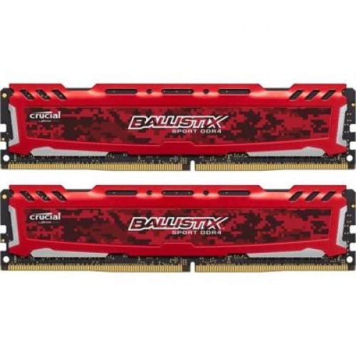 Модуль памяті для компютера DDR4 32GB (2x16GB) 2666 MHz Ballistix Sport LT Micron (BLS2C16G4D26BFSE)