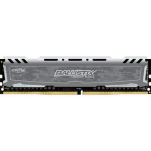 Модуль памяті для компютера DDR4 16GB 2666 MHz Ballistix Sport LT Gray Micron (BLS16G4D26BFSB)