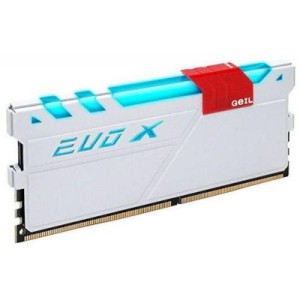Модуль памяті для компютера DDR4 8GB 3200 MHz Original EVO X White Geil (GEXG48GB3200C16ASC)