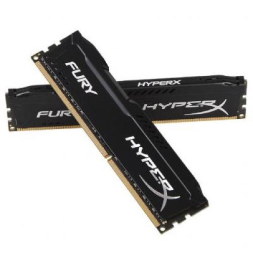 Модуль памяті для компютера DDR4 16GB (2x8GB) 3200 MHz HyperX FURY Black Kingston Fury (ex.HyperX) (HX432C18FB2K2/16)