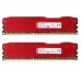 Модуль памяті для компютера DDR4 16GB (2x8GB) 3466 MHz HyperX FURY Red Kingston Fury (ex.HyperX) (HX434C19FR2K2/16)