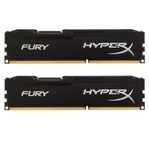 Модуль памяті для компютера DDR4 32GB (2x16GB) 2933 MHz HyperX FURY Black Kingston Fury (ex.HyperX) (HX429C17FBK2/32)