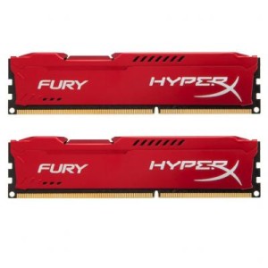 Модуль памяті для компютера DDR4 32GB (2x16GB) 2933 MHz HyperX FURY Red Kingston Fury (ex.HyperX) (HX429C17FRK2/32)