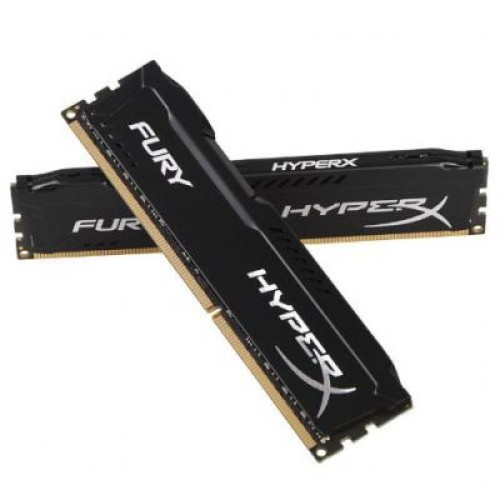 Модуль памяті для компютера DDR4 32GB (2x16GB) 3200 MHz HyperX FURY Black Kingston Fury (ex.HyperX) (HX432C18FBK2/32)