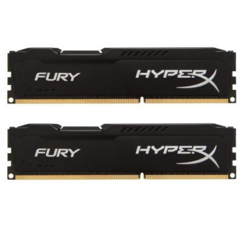 Модуль памяті для компютера DDR4 32GB (2x16GB) 3466 MHz HyperX FURY Black Kingston Fury (ex.HyperX) (HX434C19FBK2/32)