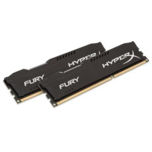 Модуль памяті для компютера DDR4 64GB (4x16GB) 2933 MHz HyperX FURY Black Kingston Fury (ex.HyperX) (HX429C17FBK4/64)