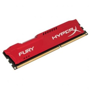 Модуль памяті для компютера DDR4 8GB 2933 MHz HyperX FURY Red Kingston Fury (ex.HyperX) (HX429C17FR2/8)
