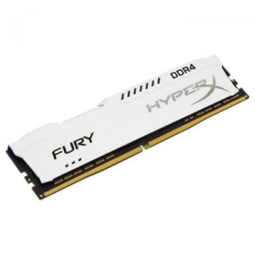 Модуль памяті для компютера DDR4 8GB 3200 MHz HyperX FURY White Kingston Fury (ex.HyperX) (HX432C18FW2/8)