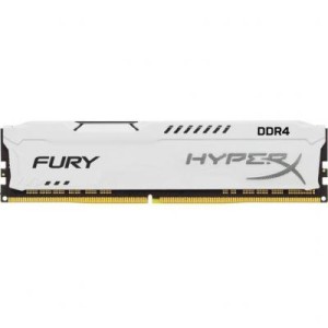 Модуль памяті для компютера DDR4 8GB 3200 MHz HyperX FURY White Kingston Fury (ex.HyperX) (HX432C18FW2/8)