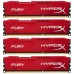 Модуль памяті для компютера DDR4 32GB (4x8GB) 2933 MHz HyperX FURY Red Kingston Fury (ex.HyperX) (HX429C17FR2K4/32)