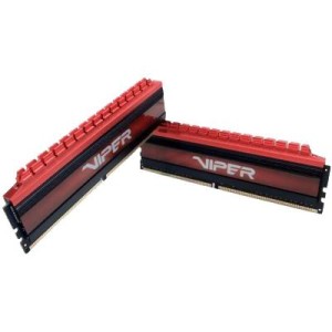 Модуль памяті для компютера DDR4 8GB (2x4GB) 3200 MHz Viper 4 Red Patriot (PV48G320C6K)