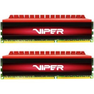 Модуль памяті для компютера DDR4 8GB (2x4GB) 3200 MHz Viper 4 Red Patriot (PV48G320C6K)