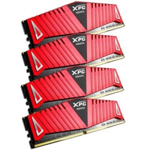 Модуль памяті для компютера DDR4 16GB (4x4GB) 2666 MHz XPG Z1 Red ADATA (AX4U2666W4G16-QRZ)