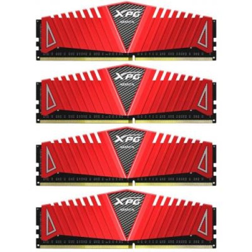 Модуль памяті для компютера DDR4 16GB (4x4GB) 2666 MHz XPG Z1 Red ADATA (AX4U2666W4G16-QRZ)