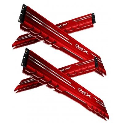 Модуль памяті для компютера DDR4 16GB (4x4GB) 2400 MHz XPG Gammix D10 Red ADATA (AX4U2400W4G16-QRG)