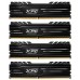 Модуль памяті для компютера DDR4 16GB (4x4GB) 3000 MHz XPG Gammix D10 Black ADATA (AX4U3000W4G16-QBG)