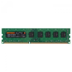 Модуль памяті для компютера DDR3L 8GB 1600 MHz Qumo (QUM3U-8G1600C11L)