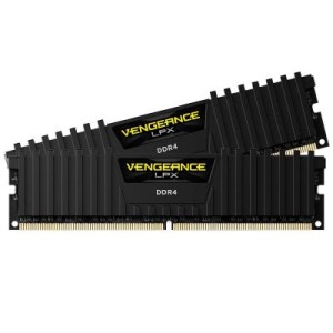 Модуль памяті для компютера DDR4 16GB (2x8GB) 3000 MHz Vengeance LPX Black Corsair (CMK16GX4M2L3000C15)