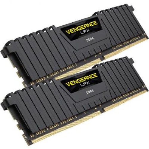 Модуль памяті для компютера DDR4 16GB (2x8GB) 3000 MHz Vengeance LPX Black Corsair (CMK16GX4M2L3000C15)