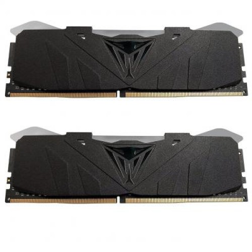 Модуль памяті для компютера DDR4 16GB (2x8GB) 2666 MHz Viper RGB Black Patriot (PVR416G266C5K)