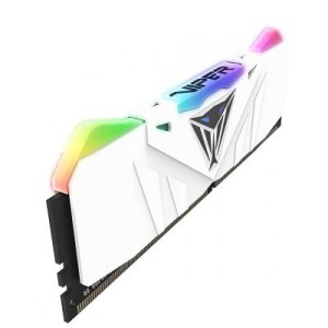 Модуль памяті для компютера DDR4 16GB (2x8GB) 2666 MHz Viper RGB White Patriot (PVR416G266C5KW)