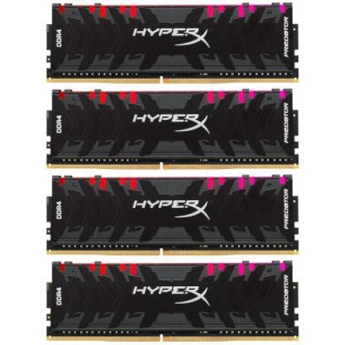 Модуль памяті для компютера DDR4 32GB (4x8GB) 2933 MHz HyperX Predator Kingston Fury (ex.HyperX) (HX429C15PB3AK4/32)