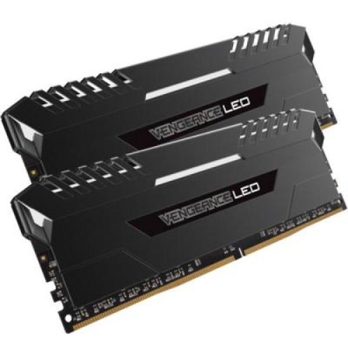 Модуль памяті для компютера DDR4 16GB (2x8GB) 3000 MHz Vengeance LED White Corsair (CMU16GX4M2C3000C15)