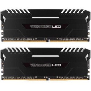 Модуль памяті для компютера DDR4 16GB (2x8GB) 3000 MHz Vengeance LED White Corsair (CMU16GX4M2C3000C15)