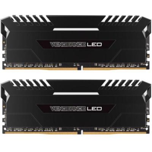 Модуль памяті для компютера DDR4 16GB (2x8GB) 3000 MHz Vengeance LED White Corsair (CMU16GX4M2C3000C15)