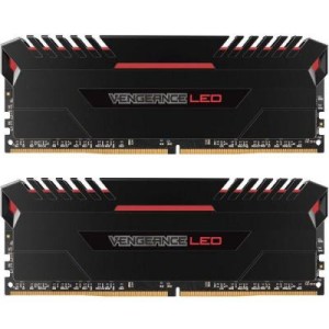 Модуль памяті для компютера DDR4 16GB (2x8GB) 3000 MHz Vengeance LED Red Corsair (CMU16GX4M2C3000C15R)