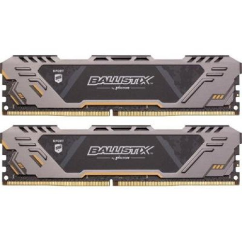 Модуль памяті для компютера DDR4 16GB (2x8GB) 3000 MHz Ballistix Sport AT Micron (BLS2C8G4D30CESTK)