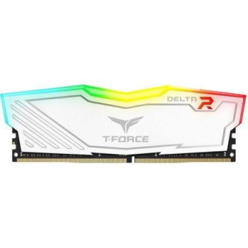 Модуль памяті для компютера DDR4 16GB 2400 MHz Delta Series RGB white Team (TF4D416G2400HC15B01)