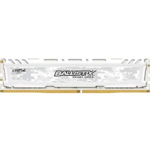 Модуль памяті для компютера DDR4 4GB 2666 MHz Ballistix Sport LT White Micron (BLS4G4D26BFSC)