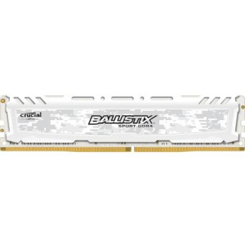 Модуль памяті для компютера DDR4 4GB 2666 MHz Ballistix Sport LT White Micron (BLS4G4D26BFSC)