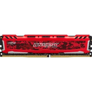 Модуль памяті для компютера DDR4 8GB 2666 MHz Ballistix Sport LT Red Micron (BLS8G4D26BFSE)