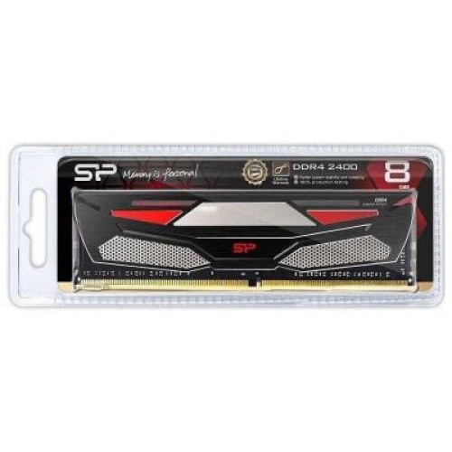 Модуль памяті для компютера DDR4 8GB 2400 MHz Silicon Power (SP008GBLFU240BS2)