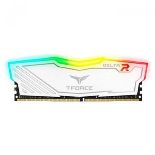 Модуль памяті для компютера DDR4 8GB 2400 MHz Delta Series RGB white Team (TF4D48G2400HC15B01)