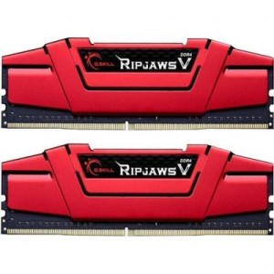 Модуль памяті для компютера DDR4 8GB (2x4GB) 2666 MHz RIPJAWS V RED G.Skill (F4-2666C15D-8GVR)