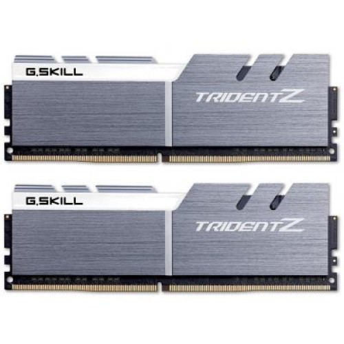 Модуль памяті для компютера DDR4 16GB (2x8GB) 3600 MHz Trident Z Silver G.Skill (F4-3600C17D-16GTZSW)