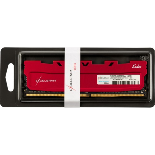 Модуль памяті для компютера DDR4 8GB 3200 MHz Kudos Red eXceleram (EKRED4083217A)