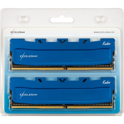 Модуль памяті для компютера DDR4 32GB (2x16GB) 2666 MHz Kudos Blue eXceleram (EKBLUE4322619AD)