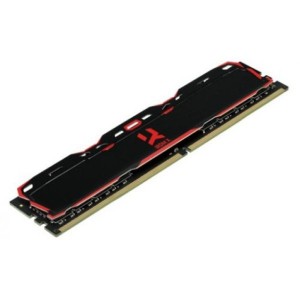 Модуль памяті для компютера DDR4 16GB (2x8GB) 3200 MHz Iridium X Black Goodram (IR-X3200D464L16S/16G)