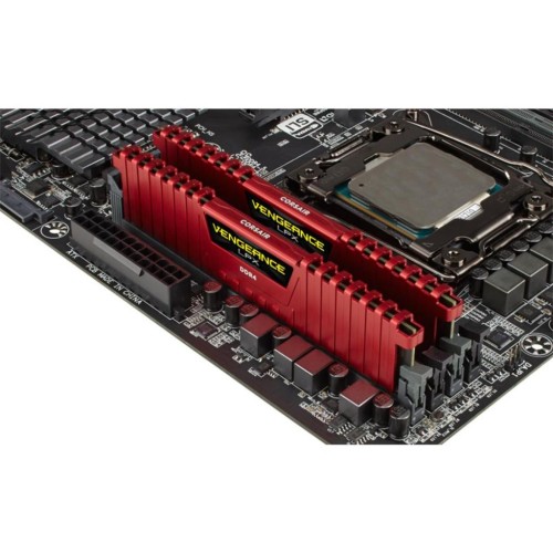 Модуль памяті для компютера DDR4 32GB (2x16GB) 3000 MHz Vengeance LPX Red Corsair (CMK32GX4M2B3000C15R)