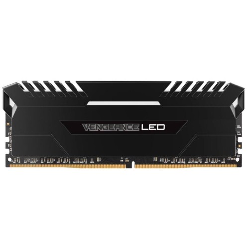 Модуль памяті для компютера DDR4 16GB (2x8GB) 3000 MHz Vengeance Led Black Corsair (CMU16GX4M2D3000C16)